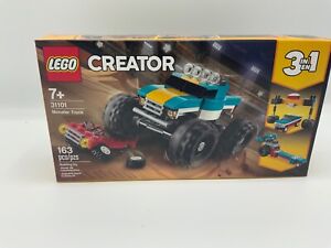 LEGO Creator 3in1 Monster Truck Cool Toy Building Kit 4 Kids 31101 (163 Pieces) 