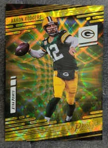 2021 Prestige Football Xtra Points Gold Aaron Rodgers /99 Packers #104 NFL - Picture 1 of 3