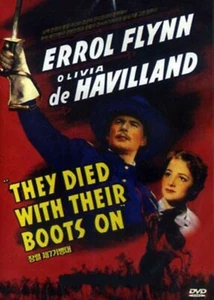 THEY DIED WITH THEIR BOOTS ON 1941 DVD - NEW - REGION 2 -ERROL FLYNN (UK SELLER) - Imagen 1 de 1