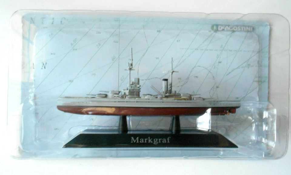  DIE CAST NAVI DA GUERRA  - Markgraf - SCALA 1/1250 DEAGOSTINI [37] - Immagine 1 di 1