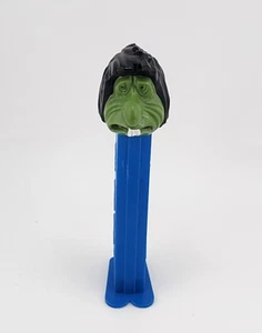 Vintage MR UGLY PEZ Dispenser With Feet Green Face Monster Blue Stem AUSTRIA - Picture 1 of 7