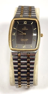 Omega Seamaster De Colección Años 80 Cuarzo Para Hombre Con Fecha - Batería NUEVA Foto 1 de 4