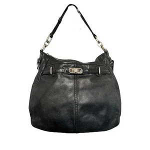 Coach Ashlyn Chelsea Hobo Schultertasche 17816 Schwarz Leder Silber Hardware - Bild 1 von 12