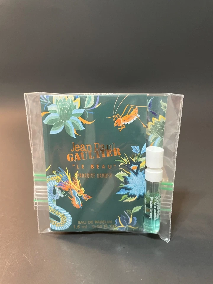 JEAN PAUL GAULTIER “LE BEAU: PARADISE GARDEN” PARA HOMBRE: MUESTRA DE EAU DE PARFUM NUEVO Foto 1 de 1