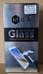Mila Tempered Screen Protector Iphone K25D Q.3NM CLEAR 1015 Pack Of 10 - Zdjęcie 1 z 3