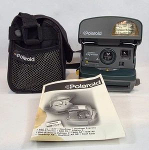 Polaroid One Step Express 600 w/ Camera Bag & Manual - Picture 1 of 13