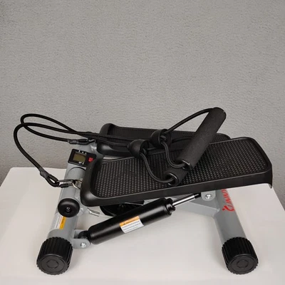 Sunny Health & Fitness Mini Stepper w/ Resistance Bands LCD Monitor NO. 012-S - Image 1 of 4