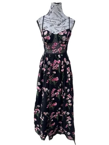 Vestido de fiesta City Studios Juniors de tul bordado floral talla 5/6 RN 163721 - Imagen 1 de 6