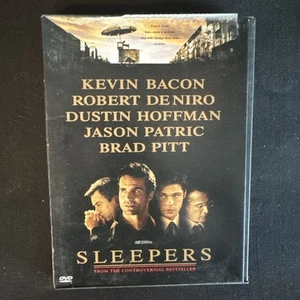 Sleepers (DVD, 1996) Kevin Bacon Robert DeNiro Dustin Hoffman Snap Case - Picture 1 of 2