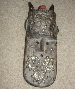 Old Ancient African Toma Owl Mask Loma Landai Guinea CEREMONIAL ANCESTOR Antique - Picture 1 of 16