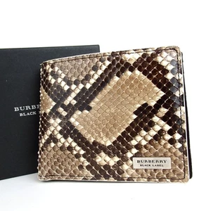Authentic BURBERRY BLACK LABEL  wallet leather[Used] - Picture 1 of 18