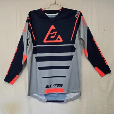 ANSR Answer Racing Elite Off-Road MX Jersey Orange/Navy Men's Medium DISPLAY Foto 1 de 4