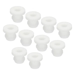 10Pcs Snap Rubber Grommet Plug Mount Dia 7mm ID 4.5mm Seal Anti-Scratch White - Imagen 1 de 6