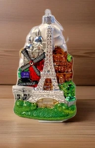✨ Vintage Kurt Adler Noble Gems Paris Glas Ornament - Cityscapes Collection ✨ - Bild 1 von 7