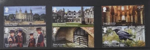 Lot de six timbres TOWER OF LONDRES 2024 neuf** MNH - Picture 1 of 1