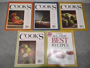 Cook's Illustrated Magazine 2018 Lot of 5, VG Cond. Incl. All-Time Best Recipes - Picture 1 of 6