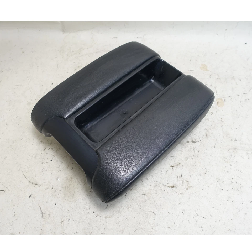 Apoyabrazos consola central delantera BMW E39 serie 5 cuero negro 1997-2003 OEM Foto 1 de 4