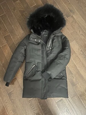 Abrigo mujer mackage xs piel negra  Foto 1 de 4