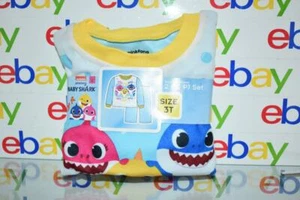 Baby Shark Toddler Unisex Pajama Set 2-Piece Long Sleeve Shirt & Pants NWT - Picture 1 of 2