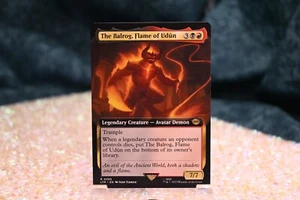 MTG The Balrog, Flame of Udun (Extended Art) Herr der Ringe *NM* Regular - Bild 1 von 2