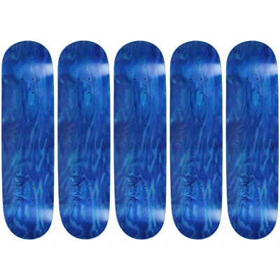 5 BETTER MADE BLANKS SKATEBOARD DECKS 7.75 in BLUE STAIN BRAND NEW IN SHRINK - Image 1 of 4