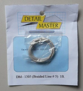 BRAIDED LINE #5 1:24 1:25 DETAIL MASTER CAR MODEL ACCESSORY 1305 - Picture 1 of 2