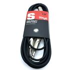 Stagg SAC3PS DL 3m/10 ft Deluxe Jack to Instrument Cable