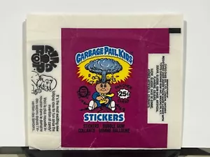 1st Series Garbage Pail Kids - OPC Bubble Gum Stickers *Wax Wrapper* - Picture 1 of 2