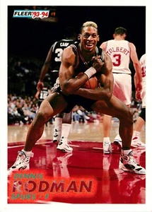 1993 SAN ANTONIO SPURS NBA Card DENNIS RODMAN Fleer - Picture 1 of 2
