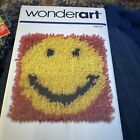 Wonderart Latch Hook Kit 8"X8" Smile