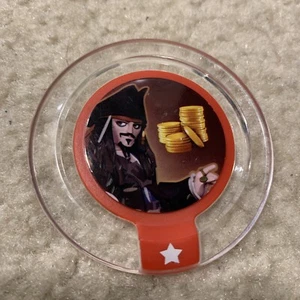 Disney Infinity 1.0 Pirate of the Caribbean Jack Sparrow Game Power Disc - Bild 1 von 6