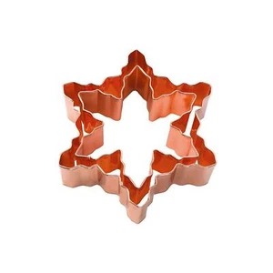Eddingtons Copper SNOWFLAKE Cutter Set - 2 on Ribbon - Picture 1 of 1