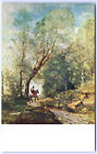 Postcard Dc National Gallery Of Art - The Forest Of Coubron By Corot Unp E5