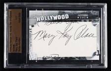 2011 Famous Fabrics Ink Hooray For Hollywood 1/1 Mary Kay Place Auto 2l2