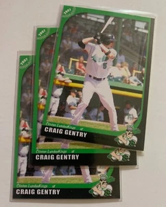 CRAIG GENTRY 2007 Grandstand Clinton Lumberkings 3 card lot - Picture 1 of 1
