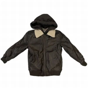 First Wave faux leather bomber jacket coat TODDLER SIZE 4/5 - Picture 1 of 4