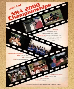 NRA 2000 Championships Shooter Shooting Rifle - Magazine Print Ads Poster 2000 - Picture 1 of 3