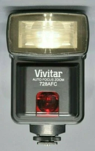 VIVITAR 728 AF-C. CANON DEDICATED FLASHGUN - Picture 1 of 3
