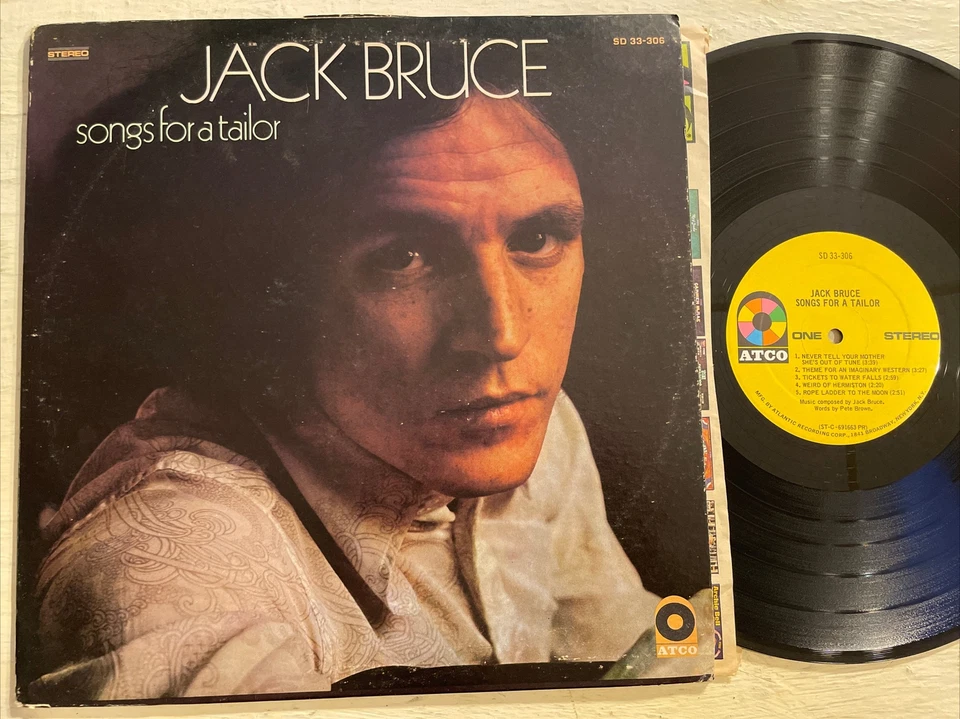 Jack Bruce Songs For A Tailor LP ATCO Rare Club Edition 1969 Cream + Inner M-!!! Foto 1 de 4