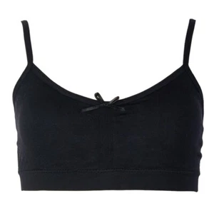 1 3 6 Popular Girls Adjustable Seamless Cami Bras Removable Padding Color Sofra - Picture 1 of 15