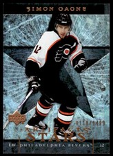 2007-08 UPPER DECK ARTIFACTS STARS Simon Gagne 0118/1499 Philadelphia Flyers