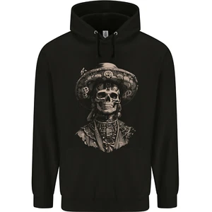 DOTD Day of the Dead Sugar Skull Childrens Kids Hoodie - Picture 1 of 3