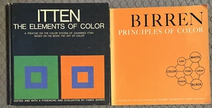 Vintage Menge 2 Itten Elemente der Farbe & Birren Prinzipien der Farbe Faber Birren - Bild 1 von 11