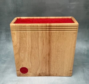 Fiesta Wood Bristle Knife Block Holder Red - Picture 1 of 2