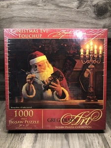 Christmas Eve Touchup 1000 piece SunsOut Jigsaw Puzzle Art by Greg Olsen NIB - Picture 1 of 4