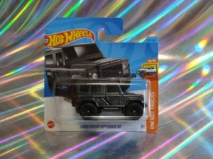 Hot Wheels Land Rover Defender 90 2023 HW Hot Trucks 10/10 embalaje original/nuevo 1:64 - Imagen 1 de 1