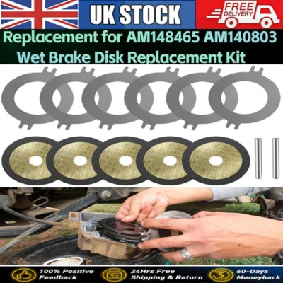 AM148465 Wet Brake Disk Kit for John Deere Gator XUV 625 825 835 855 865 Vehicle - Image 1 of 4
