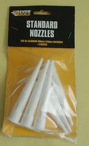 Pack of 6 replacement nozzles for sealant gun tubes new - Picture 1 of 3