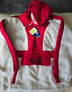 New Era chicago bulls Oatmeal Cozy Light Weight Jacket XL - Picture 1 of 6