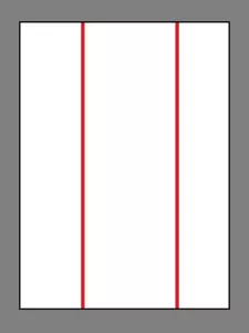 WÄRMETRANSFERPAPIER FÜR TINTENSTRAHLDRUCKER LICHT SHIRT DOPPELTE ROTE LINIE 100ER-PACK 8,5x11 - Bild 1 von 2